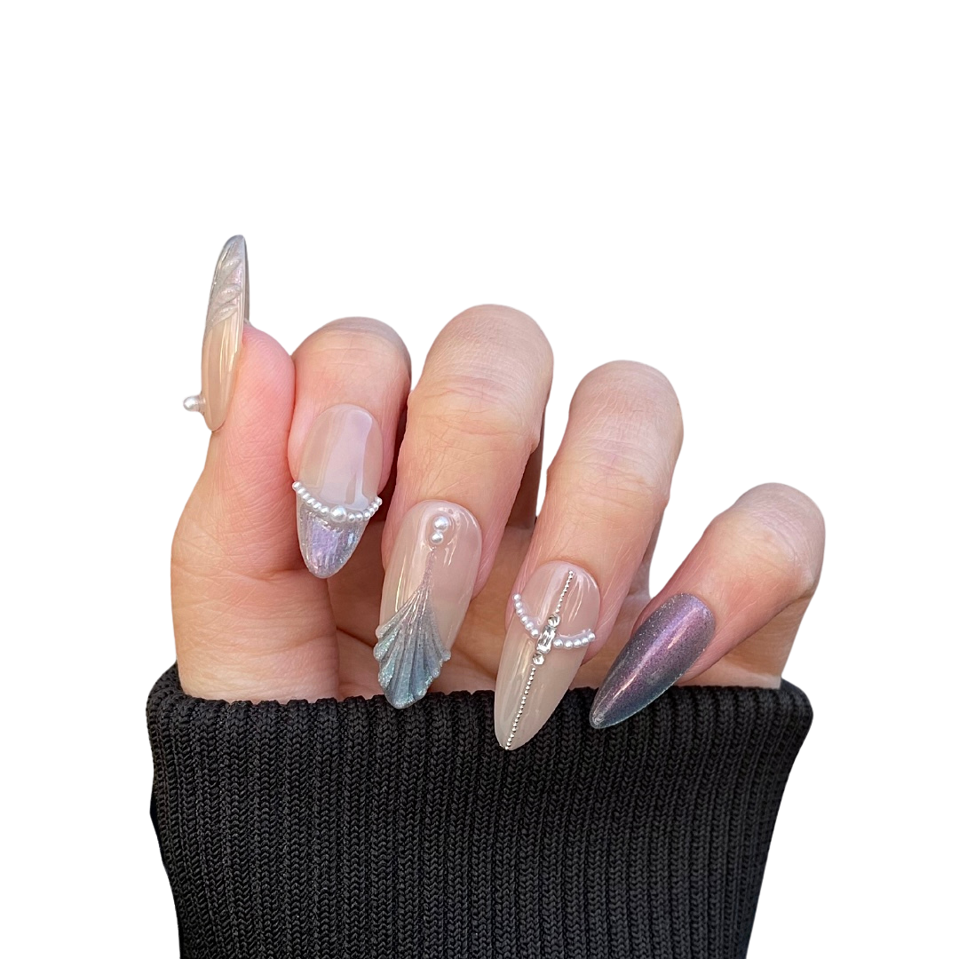 mermaidpress on nails